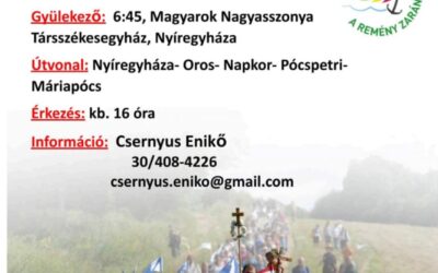 2025.08.16 (szombat)  1Úton Zarándoklat Nyíregyháza-Máriapócs