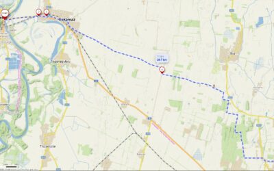 2025/ 9. nap, Tokaj-Hídalmás jelzésfestés, Rakamaz