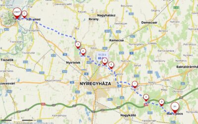 2026/ 5. nap, Sóstó – Oros közti jelzésfestés