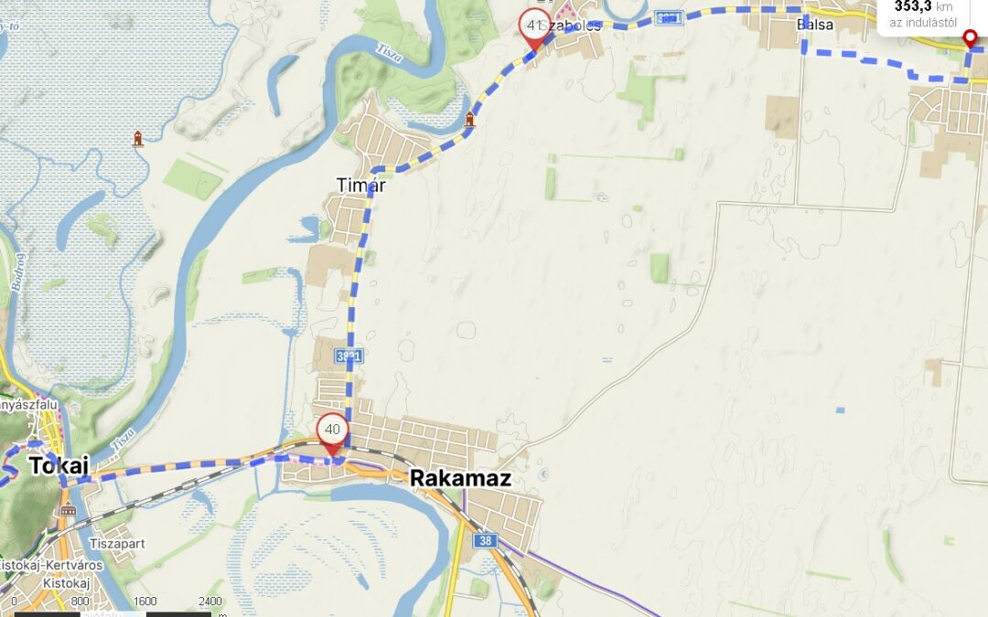 2026.08.20-09.12 XV. Szent Jobb Zarándoklat (15. nap,  Rakamaz – Gávavencsellő)